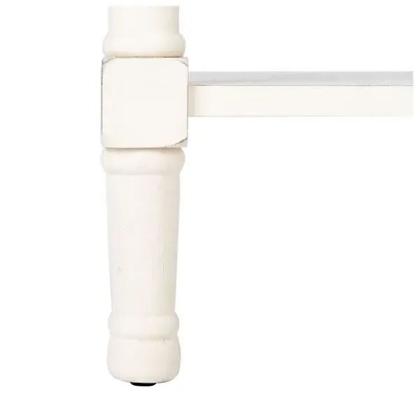 Accent & End Tables-Kirkland's Home Classic Ribbed Drawer Accent Table White