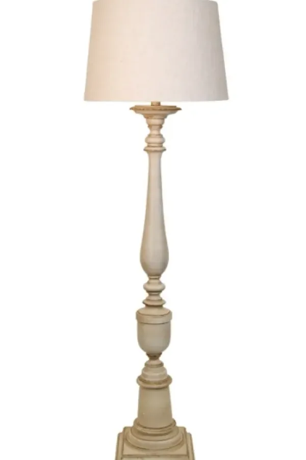 Floor Lamps-Kirkland's Home Classic Spindle Floor Lamp Tan