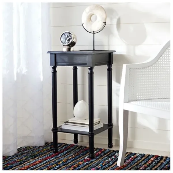 Accent & End Tables-Kirkland's Home Classic Tegan Square Accent Table Black