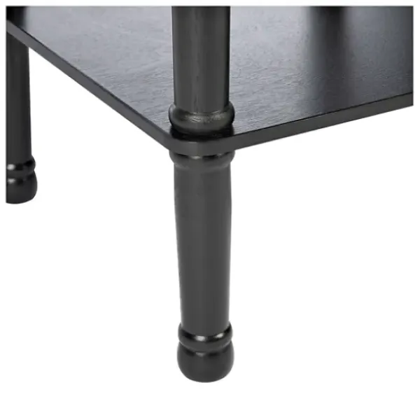 Accent & End Tables-Kirkland's Home Classic Tegan Square Accent Table Black