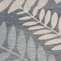 Outdoor Rugs-Kirkland's Home Classicism Sun Shower Outdoor Area Rug, 5X8 Blue/Ivory