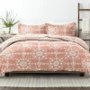 Comforters-Kirkland's Home Clay Daisy Medallion King 3-Pc. Comforter Set Orange