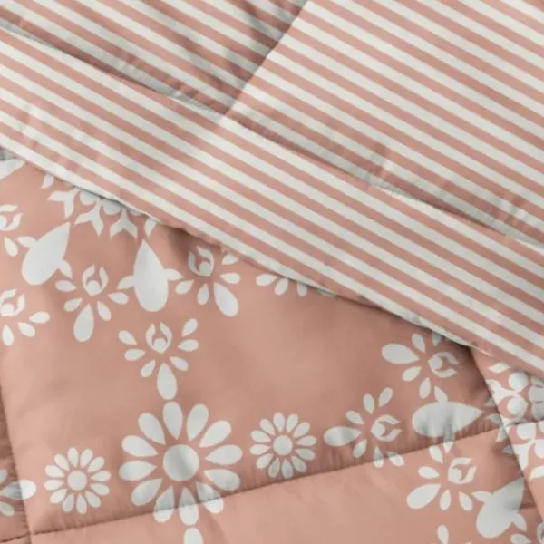 Comforters-Kirkland's Home Clay Daisy Medallion King 3-Pc. Comforter Set Orange