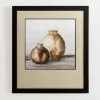 Framed Art-Kirkland's Home Clay Pot Still Life I Framed Art Print Ivory/Brown