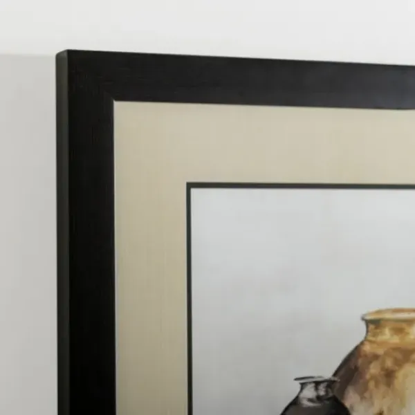 Framed Art-Kirkland's Home Clay Pot Still Life Ii Framed Art Print Tan