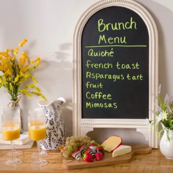 Memo & Chalkboards-Kirkland's Home Clay Square Magnetic Glass Dry Erase Board Tan