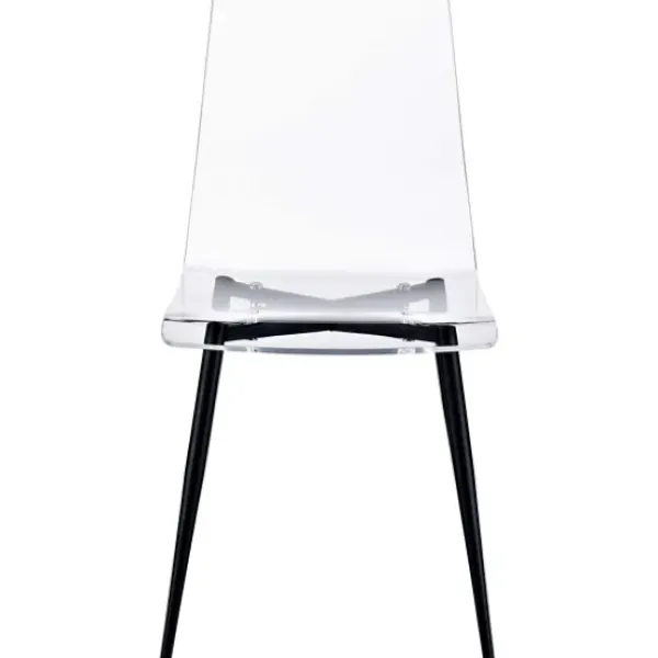 Dining Chairs-Kirkland's Home Clear And Black Modern Dining Chairs, Set Of 2 Black/Clear