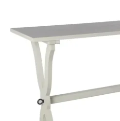 Console Tables-Kirkland's Home Cloud Hourglass Console Table Gray