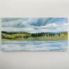 Canvas Art-Kirkland's Home Cloudy Landscape Canvas Art Print Blue/Green