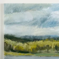Canvas Art-Kirkland's Home Cloudy Landscape Canvas Art Print Blue/Green