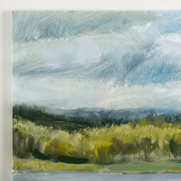 Canvas Art-Kirkland's Home Cloudy Landscape Canvas Art Print Blue/Green