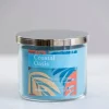 Candles-Kirkland's Home Coastal Oasis Triple Wick Jar Candle Blue