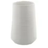 Vases-Kirkland's Home Coastal Scalloped Vases, Set Of 3 White/Blue