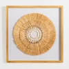 Wall Plaques-Kirkland's Home Coastal Shell Shadowbox Framed Wall Plaque Tan/White