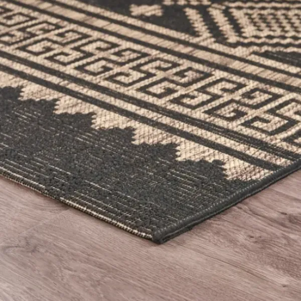 Outdoor Rugs-Kirkland's Home Coastal Stripes Outdoor Area Rug, 7X9 Blue/Gray