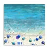 Canvas Art-Kirkland's Home Cobalt Aerial Beach Canvas Art Print Blue/Ivory/Multi