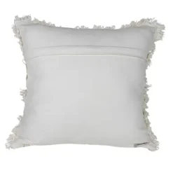 Pillows-Kirkland's Home Coffee Brown Textured Stripe Throw Pillow White/Brown
