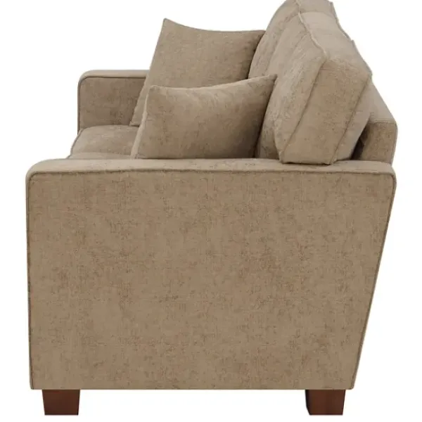 Sofas & Loveseats-Kirkland's Home Coffee Rutledge Sofa Brown
