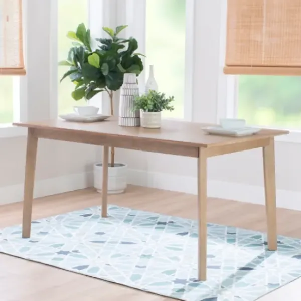 Dining Tables-Kirkland's Home Colleen Natural Midcentury Dining Table Brown