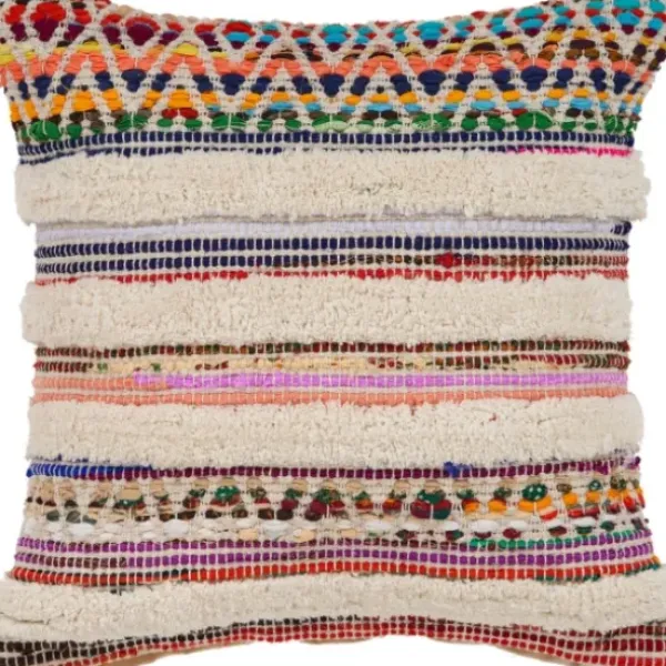Pillows-Kirkland's Home Color Chevron Striped Pillow Multi
