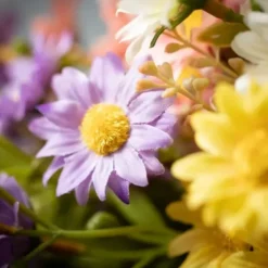 Stems & Bouquets-Kirkland's Home Color Daisy Bouquets, Set Of 4 Multi