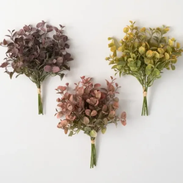 Stems & Bouquets-Kirkland's Home Color Eucalyptus Bouquets, Set Of 3 Multi