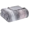 Blankets & Throws-Kirkland's Home Color Faux Fur Oversized Throw Blanket Multi