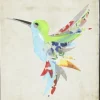Framed Art-Kirkland's Home Color Watercolor Hummingbird Framed Art Print Multi