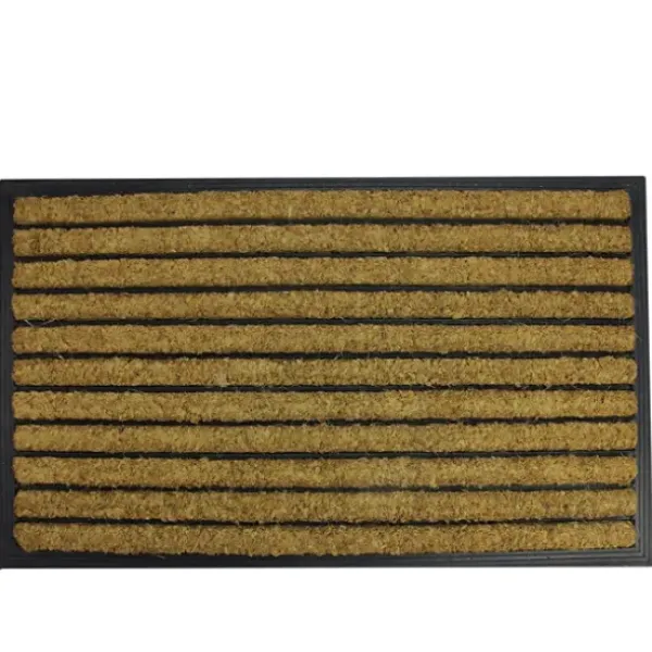 Doormats-Kirkland's Home Come In Sunshine Doormat Tan/White