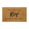 Doormats-Kirkland's Home Come In We'Re Awesome Coir Doormat Tan/Black