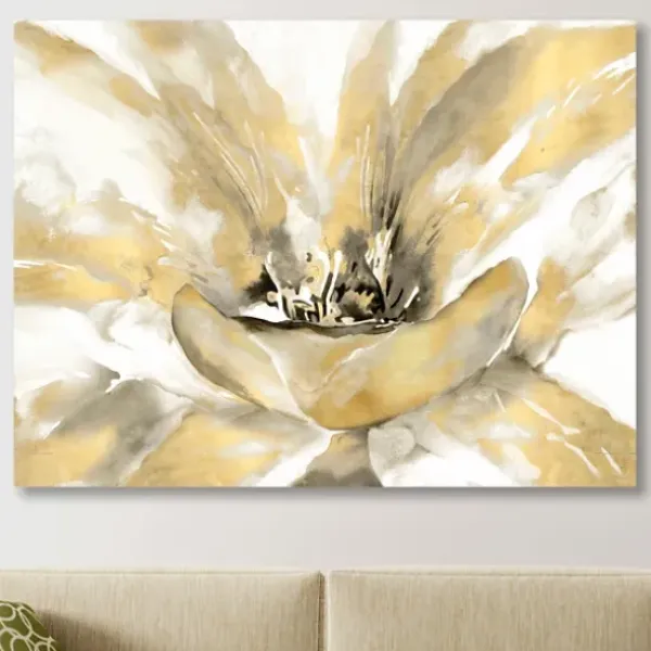 Canvas Art-Kirkland's Home Concerto Luxe Giclee Canvas Art Print Yellow/White