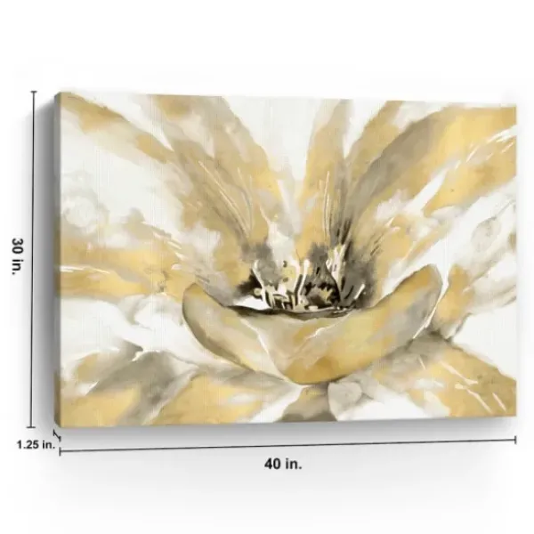 Canvas Art-Kirkland's Home Concerto Luxe Giclee Canvas Art Print Yellow/White