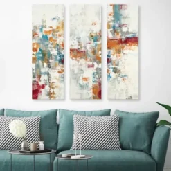 Canvas Art-Kirkland's Home Conclusion Found I Canvas Art Prints, Set Of 3 Gray/Multi