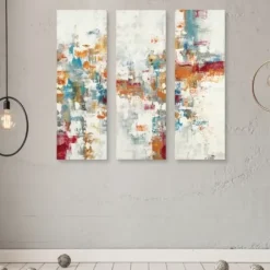 Canvas Art-Kirkland's Home Conclusion Found I Canvas Art Prints, Set Of 3 Gray/Multi