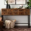 Console Tables-Kirkland's Home Console Table With Keeping Drawers Brown
