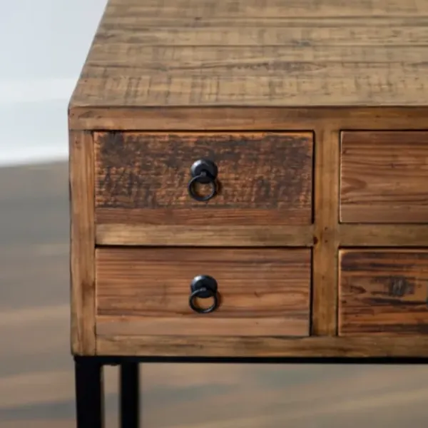 Console Tables-Kirkland's Home Console Table With Keeping Drawers Brown