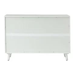 Cabinets & Sideboards-Kirkland's Home Contemporary Lattice Doors Sideboard White