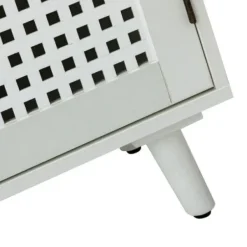 Cabinets & Sideboards-Kirkland's Home Contemporary Lattice Doors Sideboard White
