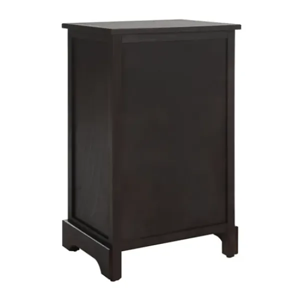 Accent & End Tables-Kirkland's Home Cora Accent Table With Woven Storage Baskets Brown