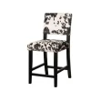 Bar Stools & Counter Height Stools-Kirkland's Home Cora Udder Madness Counter Stool Black