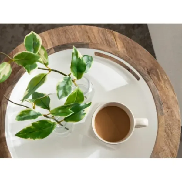 Decorative Trays-Kirkland's Home Coral Reef Oval Trays, Set Of 2 Black