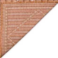 Outdoor Rugs-Kirkland's Home Coral Trellis Indoor/Outdoor Area Rug, 6X9 Pink