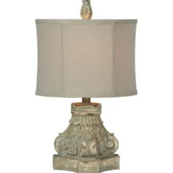 Table Lamps-Kirkland's Home Corinthian Column Table Lamps, Set Of 2 Ivory