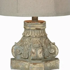 Table Lamps-Kirkland's Home Corinthian Column Table Lamps, Set Of 2 Ivory