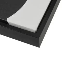 Canvas Art-Kirkland's Home Cosmic Curl Geometric 3-Pc. Grayscale Wall Art Gray/White/Black