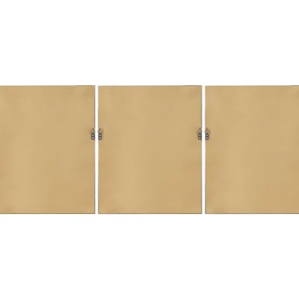 Canvas Art-Kirkland's Home Cosmic Curl Geometric 3-Pc. Grayscale Wall Art Gray/White/Black