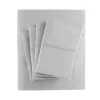 Bed Sheets-Kirkland's Home Cotton Blend Sateen 6-Pc. Queen Sheet Set Gray