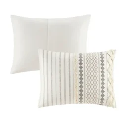 Comforters-Kirkland's Home Cotton Tufted Full/Queen 3-Pc. Comforter Set Ivory