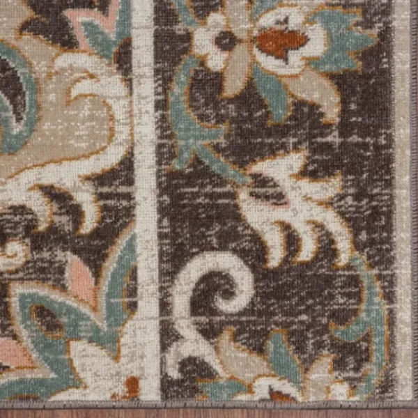 Outdoor Rugs-Kirkland's Home Courcy Transitional Outdoor Accent Rug Blue