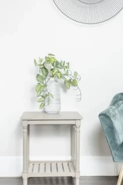 Accent & End Tables-Kirkland's Home Crate Shelf Side Table Gray